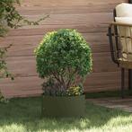 vidaXL Tuinplantbakken 5 pcs Olijfgroen 30 x 30 x 20 cm, Tuin en Terras, Minder dan 30 cm, Verzenden, Minder dan 60 cm, Nieuw