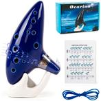 Ocarina - 12-gaats - Alto C - met liedboek - standaard en, Muziek en Instrumenten, Verzenden, Nieuw