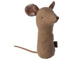 Maileg - Lullaby friends Mouse Rattle Light Umber, Kinderen en Baby's, Speelgoed | Poppen, Nieuw