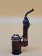 Stilvolle Holzpfeife – „Bruyere Garantie“ – mit Metalldeckel, Nieuw