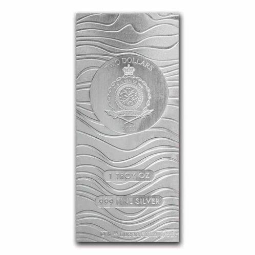 Niue. 2022 1 oz $2 NZD Niue Silver Star Wars Mandalorian, Postzegels en Munten, Edelmetalen en Baren
