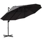 TRUUSK XXL Parasol Met Kruisvoet Incl. Zwengel Weerbestendig, Tuin en Terras, Parasols, Verzenden, Nieuw