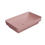 Keramische Opbouw Wastafel Sapho Pura 60x38 Mat Roze, Ophalen of Verzenden, Nieuw, Overige typen