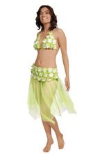 Groene bikini top en rokje - Hawaii kleding, Ophalen of Verzenden, Nieuw