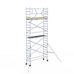 Rolsteiger Basic 75x250 7,2m werkhoogte tegen de gevel, Verzenden, Nieuw, Rolsteiger of Kamersteiger, 5 meter of hoger