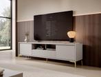 TV-Meubel beige 180x38x52 | TV Kast 2 deuren 1 klep, Overige materialen, Verzenden, 150 tot 200 cm, Nieuw