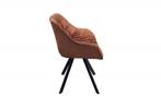 Eetkamerstoel Dutch Comfort Antiek Bruin Met Armleuning -