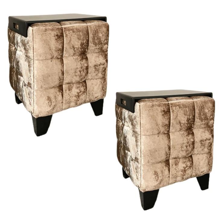 Norma Derksen | 2x NACHTKASTEN | Outlet -75%, Huis en Inrichting, Slaapkamer | Nachtkastjes, Nieuw, Ophalen