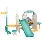 Dolu Turquoise/Geel 7-in-1 XXL Speeltoestel 2624, Kinderen en Baby's, Speelgoed | Buiten | Speeltoestellen, Verzenden, Nieuw