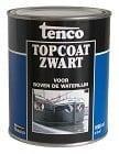 Tenco Topcoat Zwart 5 liter, Doe-het-zelf en Verbouw, Verf, Beits en Lak, Nieuw, Ophalen of Verzenden