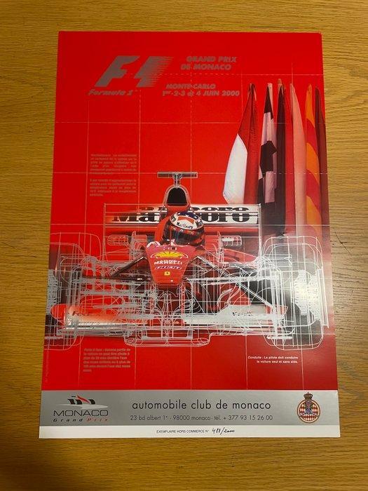 ACM - Affiche Officielle Grand Prix Monaco 2000 - Formule 1, Verzamelen, Automerken, Motoren en Formule 1