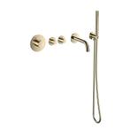 Sani Royal Pro Inbouw Badkraan Goud geborsteld, Doe-het-zelf en Verbouw, Sanitair, Nieuw