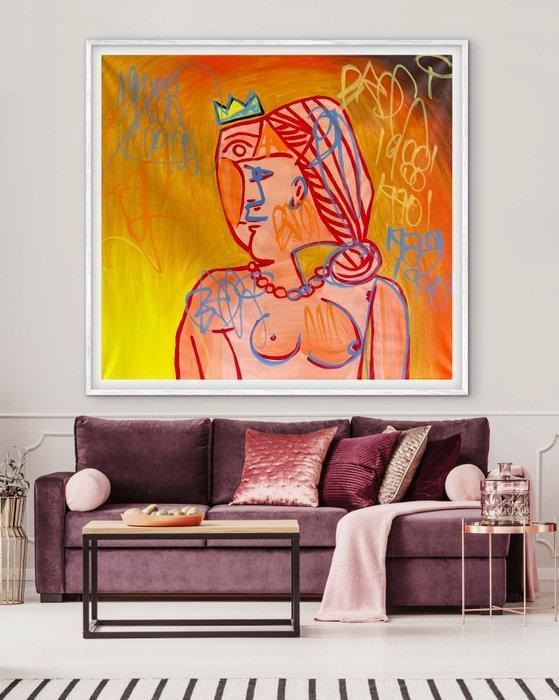 Freda People - Picasso X Basquiat XL, Antiek en Kunst, Kunst | Schilderijen | Modern