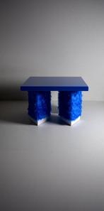 Studio Greca - Salontafel - Excentriek - Hout, Leder - Lim., Antiek en Kunst