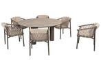 Arizona Allora dining tuinset 160 cm rond 7 delig ceramic, Ophalen of Verzenden, Nieuw