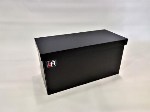 Kunststof PE accubak | Zwart met deksel | 1x 120/140Ah accu, Auto-onderdelen, Accu's en Toebehoren, Ophalen of Verzenden