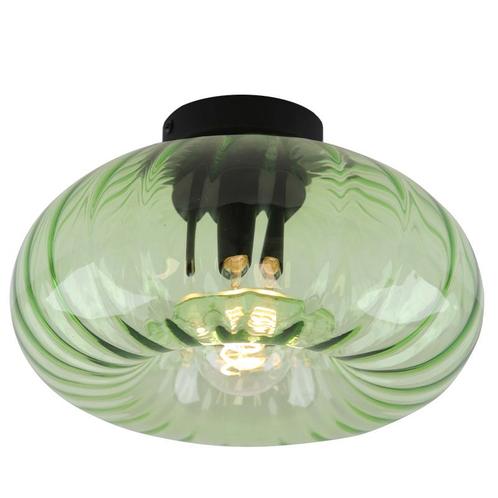 Retro plafondlamp groen, Diane, Huis en Inrichting, Lampen | Plafondlampen, Nieuw, Glas, Ophalen of Verzenden