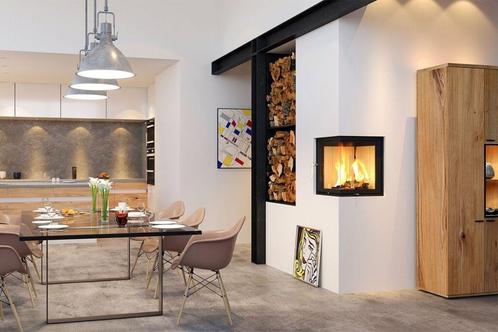 Spartherm Swing Corner 46x46x51, Huis en Inrichting, Kachels, Vrijstaand, Nieuw, Hout, Ophalen of Verzenden