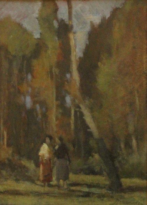 LodovicoTommasi (1866–1941) - Nel bosco, Antiek en Kunst, Kunst | Schilderijen | Klassiek