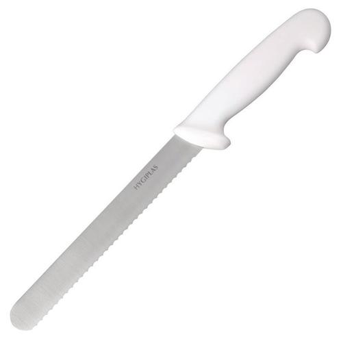 Broodmes RVS wit | 20,5(l)cm Hygiplas, Zakelijke goederen, Horeca | Keukenapparatuur, Nieuw in verpakking, Verzenden