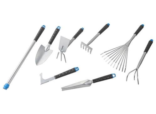 HI Tuingereedschapsset - 8 delig - Metaal, Tuin en Terras, Hand-tuingereedschap, Nieuw, Verzenden
