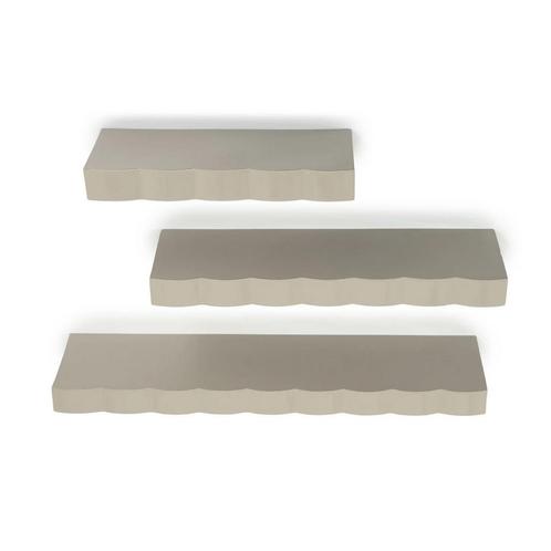 *WOONWINKEL* By-Boo Prinz Wandrek Set Van 3 Taupe, Huis en Inrichting, Kasten | Overige, Nieuw, Verzenden