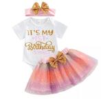 3-delig 1e verjaardag cakesmash kleding set Fairy Tale, Nieuw, Meisje, Setje, Sweet-One
