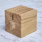 HOCHO Eikenhouten Kaartenhouder 60x60x60 mm – Luxe en Fun., Ophalen of Verzenden, Nieuw