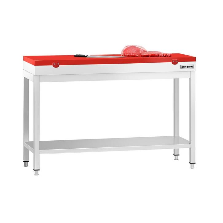 GGM Gastro | RVS  werktafel PREMIUM - 1200x700mm - met |, Huis en Inrichting, Keuken | Keukenbenodigdheden, Nieuw, Verzenden