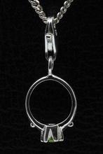Zilveren Ring met zirkonia hanger en/of bedel, Verzenden, Nieuw