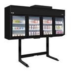 GGM Gastro | Koel-/vriescombinatie voor wandmontage - 2500mm, Verzenden, Nieuw, Inbouw