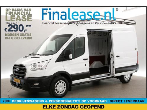 Ford Transit 350 2.0 TDCI L3H3 Airco Cruise PDC Trekh €290pm, Auto's, Bestelauto's, Lease, Handgeschakeld, Diesel, Ford, Wit, Verzenden