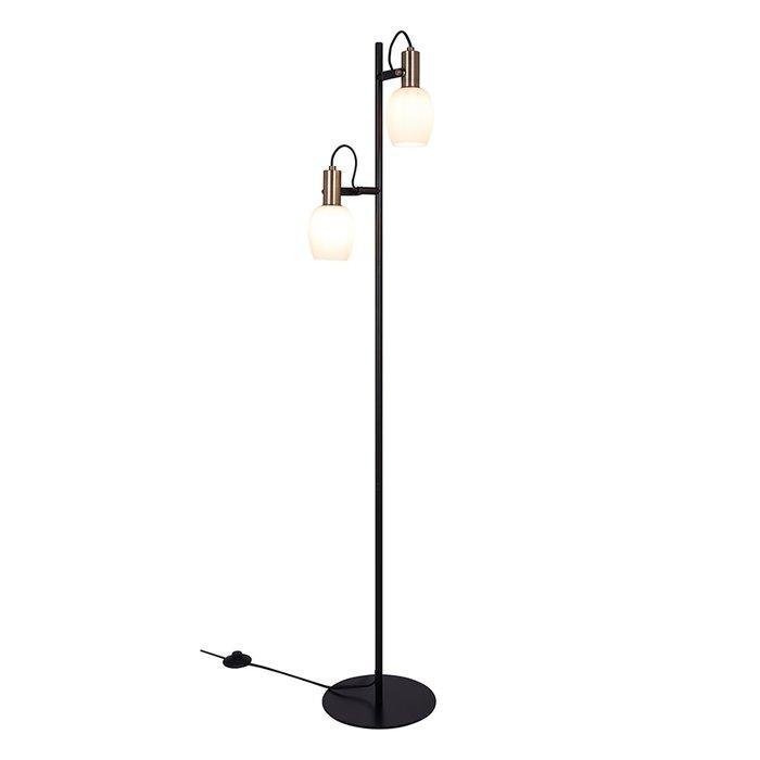 Nordlux - Nordlux - Staande lamp - Arild vloerlamp zwart -, Antiek en Kunst, Antiek | Lampen