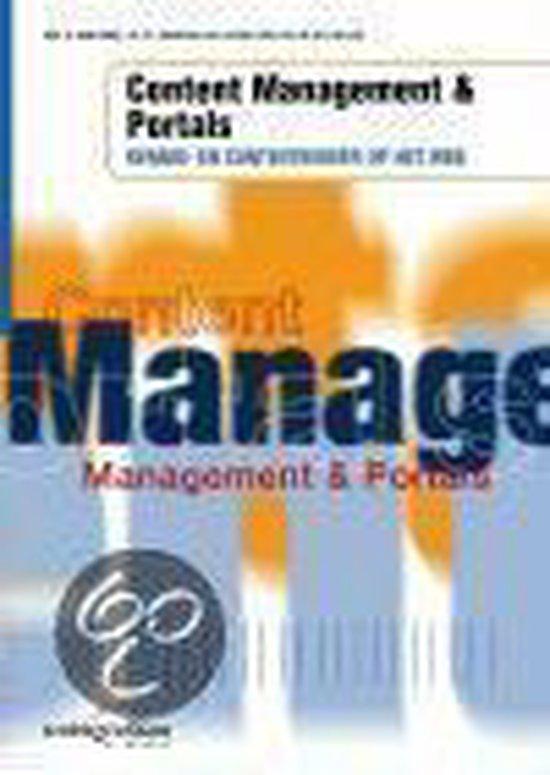 Content management en portals 9789044006872, Boeken, Economie, Management en Marketing, Zo goed als nieuw, Verzenden