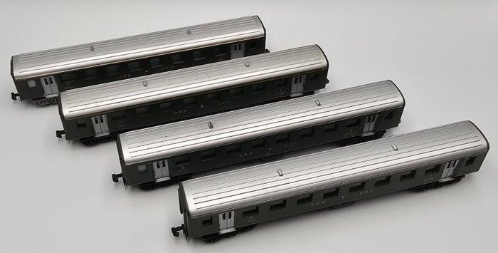 Lima N - Modeltrein personenwagen (4) - Vier, Hobby en Vrije tijd, Modeltreinen | N-Spoor