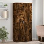 vidaXL Schoenenkast 80x39x178 cm bewerkt hout gerookt, Huis en Inrichting, Verzenden, Nieuw