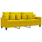 Driezitsbank Geel Fluw | OP = OP! | Design Outlet -45%, Huis en Inrichting, Banken | Bankstellen, 150 tot 200 cm, 75 tot 100 cm