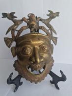 Afrikaanse masker in brons – verloren-waxtechniek –