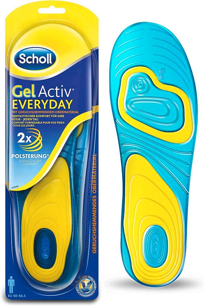 Scholl Gel Activ Inlegzolen Iedere Dag Man 1 paar 40-46,5, Sieraden, Tassen en Uiterlijk, Uiterlijk | Lichaamsverzorging, Nieuw