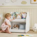 AIYAPLAY Kinderrek, 2-laags Kinderboekenrek Met Wielen, 4 Re, Kinderen en Baby's, Kinderkamer | Commodes en Kasten, Verzenden