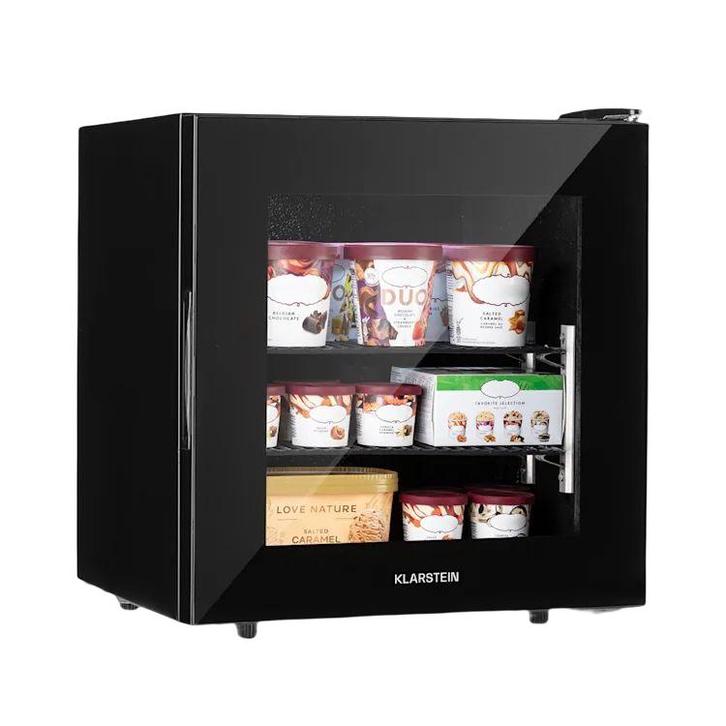 IceAge 36 diepvries 36 liter zwart, Witgoed en Apparatuur, Koelkasten en IJskasten, Minder dan 75 liter, Refurbished, Met vriesvak