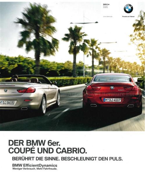 2014 BMW 6 SERIE BROCHURE DUITS, Boeken, Auto's | Folders en Tijdschriften, BMW