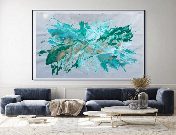 Karolina Glinkowska - The Greenery Explosion - XXL, Antiek en Kunst, Kunst | Schilderijen | Modern