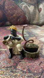 Franz Bergmann - Miniatuur figuur - Arab Snake Charmer (2) -, Antiek en Kunst, Antiek | Keramiek en Aardewerk