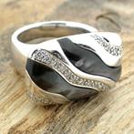 18 Krt. Exclusieve witgouden ring met parelmoer (Tahiti)..., 18 tot 19, Gebruikt, Overige kleuren, Ophalen of Verzenden