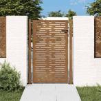 vidaXL Poort vierkant 105x130 cm cortenstaal, Verzenden, Nieuw