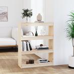 vidaXL Boekenkast/kamerscherm 80x30x103,5 cm massief, Huis en Inrichting, Verzenden, 100 tot 150 cm, Nieuw, 50 tot 100 cm