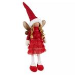 Ruhhy Fairy Rode Kerstfiguur - Fee/Angel/Elf met Glitterv..., Diversen, Kerst, Ophalen of Verzenden, Nieuw
