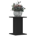 vidaXL Plantenstandaards 2 st 30x30x40 cm bewerkt hout zwart, Verzenden, Nieuw