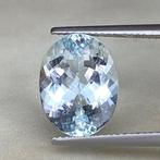 Zonder Minimumprijs Blauw Aquamarijn - 6.02 ct -, Sieraden, Tassen en Uiterlijk, Edelstenen, Nieuw
